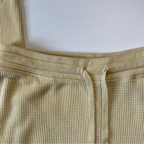 Aritzia Tna Waffle Jogger Butter Yellow Small - Picture 7 of 14